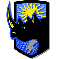 logo shield blue