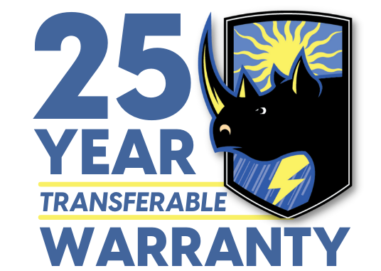 25 year transferable warranty 