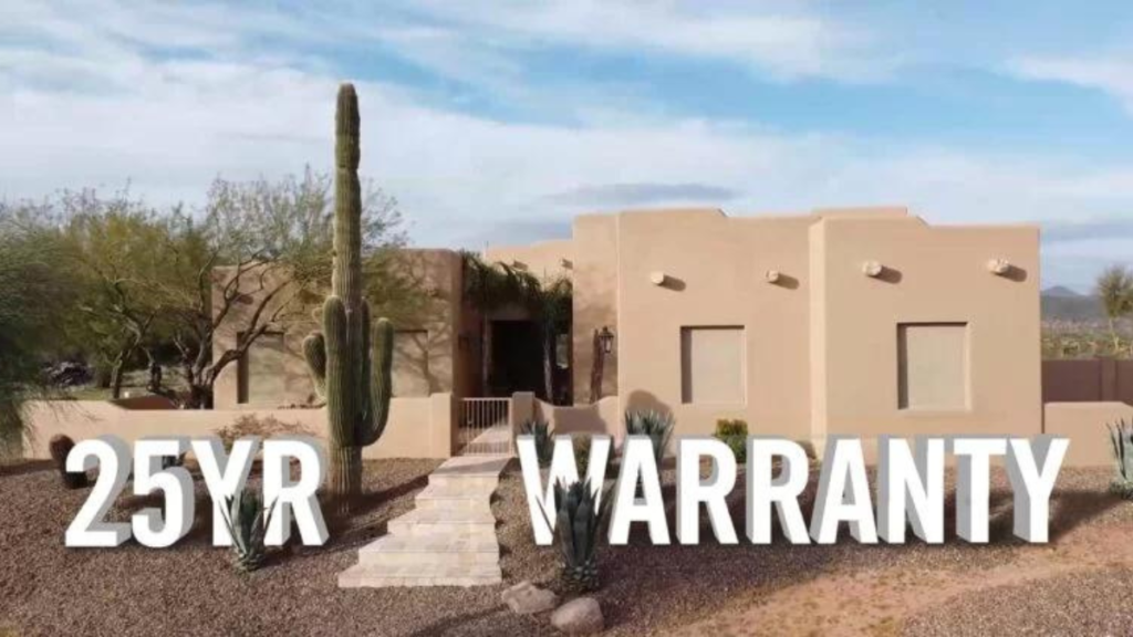 Warranty Warranty House With 25-Year Warranty.