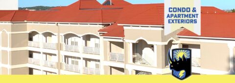 Commercial Exterior Paint Coatings on Condo Complexes