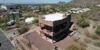 White Roof And Flat Roof Coating On Home In Phoenix, Az