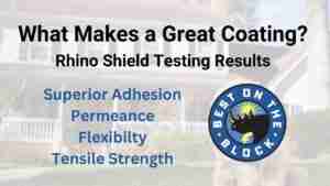 Rhino Shield Testing Data On The Video Thumbnail: Rhino Shield Testing Data On The &Quot;Big 4&Quot; Properties Of Quality Coatings