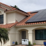 Why Solar Homeowners Should Choose Rhino Shield For Maximum Energy Efficiency Arizona Home With Solar Panels And Rhino Shield Exterior Coating.