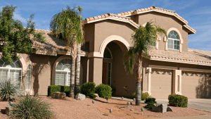Top 10 Home Exterior Colors Of 2025 For Your Arizona House Taupe Stucco House