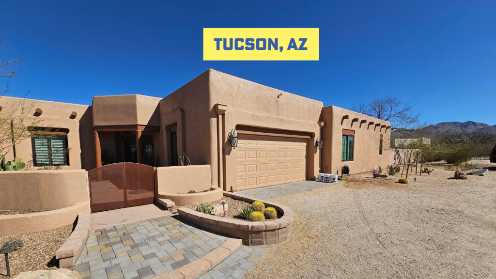 Tucson, Az Home With Rhino Shield Exterior Paint Coating