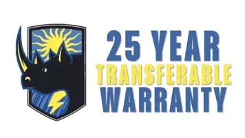 25 Year Transferable Warranty 